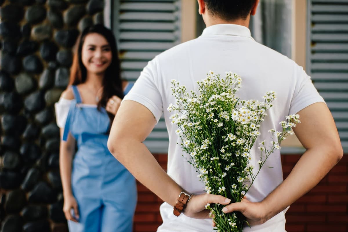 Couple connecting through LuvBlink